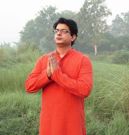 Dr navdeep sharma praying